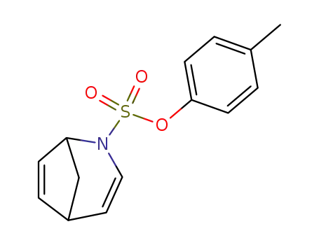 Molecular Structure of 94740-79-1 (2-Azabicyclo[3.2.1]octa-3,6-diene-2-sulfonic acid, 4-methylphenyl ester)