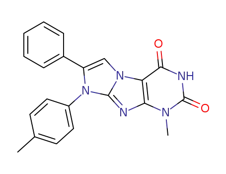 1-Methyl-7-phenyl-8-p-tolyl-1H,8H-imidazo[2,1-f]purine-2,4-dione