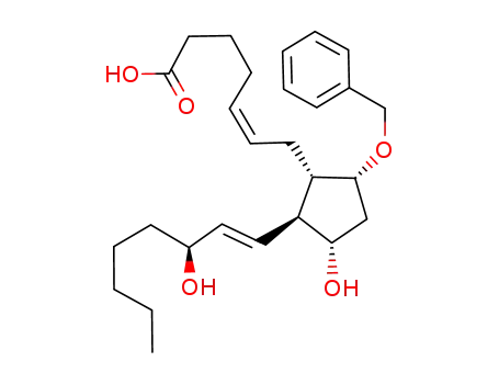 Molecular Structure of 77426-16-5 (15-epi-9-O-benzyl-prostaglandin-F<sub>2</sub>α)