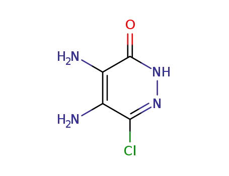 3(2H)-피리다지논, 4,5-디아미노-6-클로로-