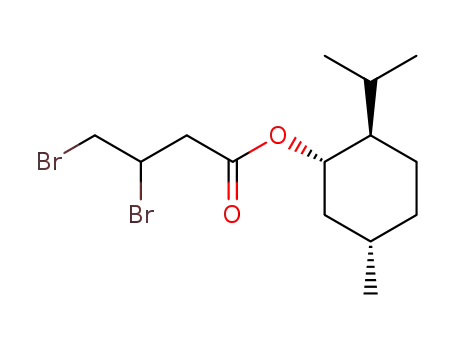 Butanoic acid, 3,4-dibromo-, 5-methyl-2-(1-methylethyl)cyclohexyl ester