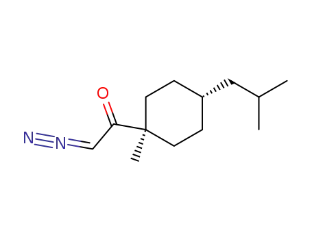 Ethanone, 2-diazo-1-[1-methyl-4-(2-methylpropyl)cyclohexyl]-, trans-