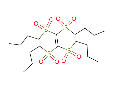 Molecular Structure of 84420-60-0 (Butane, 1,1',1'',1'''-[1,2-ethenediylidenetetrakis(sulfonyl)]tetrakis-)