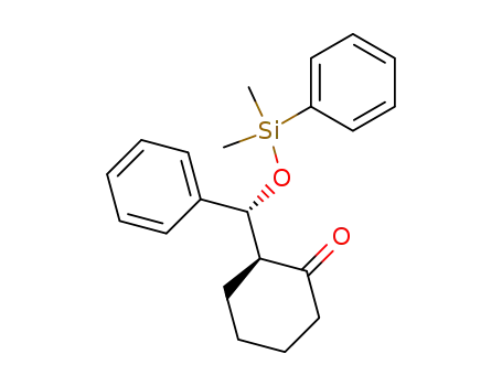 (S)-2-[(R)-(Dimethyl-phenyl-silanyloxy)-phenyl-methyl]-cyclohexanone