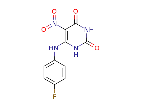 6-(4-Fluoranilino)-5-nitrouracil