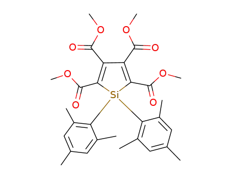 1,1-Bis-(2,4,6-trimethyl-phenyl)-1H-silole-2,3,4,5-tetracarboxylic acid tetramethyl ester