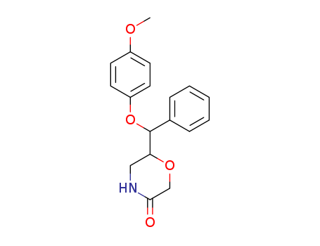 6-((4-Methoxyphenoxy)(phenyl)Methyl)Morpholin-3-one