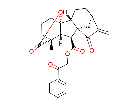 ent-10-hydroxy-20-nor-15-oxogibberell-16-ene-7.19-dioic acid 19,10-lactone-7-phenacyl ester