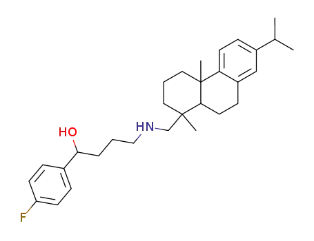 1-(4-Fluoro-phenyl)-4-[(7-isopropyl-1,4a-dimethyl-1,2,3,4,4a,9,10,10a-octahydro-phenanthren-1-ylmethyl)-amino]-butan-1-ol