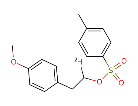 (1RS)-<1-(2)H1>-2-(4-methoxyphenyl)-1-O-tosylethane