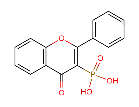 2-phenylchromone-3-phosphonic acid