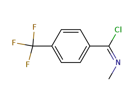 Benzenecarboximidoyl chloride, N-methyl-4-(trifluoromethyl)-