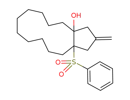 13a-Benzenesulfonyl-2-methylene-tetradecahydro-cyclopentacyclododecen-3a-ol