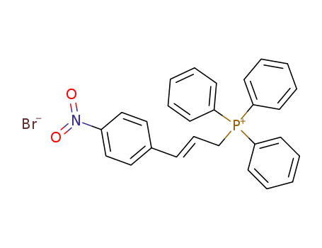 Molecular Structure of 7743-31-9 (<3-(4-Nitrophenyl)-2-propenyl>triphenylphosphoniumbromid)