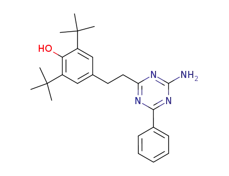 4-[2-(4-Amino-6-phenyl-[1,3,5]triazin-2-yl)-ethyl]-2,6-di-tert-butyl-phenol