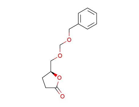 Molecular Structure of 82065-60-9 (2(3H)-Furanone, dihydro-5-[[(phenylmethoxy)methoxy]methyl]-, (S)-)