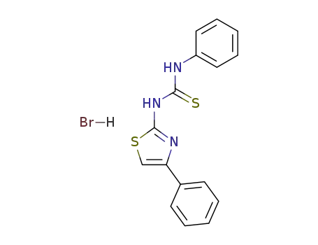 N-phenyl-N'-(4-phenylthiazol-2-yl)thiourea hydrobromide