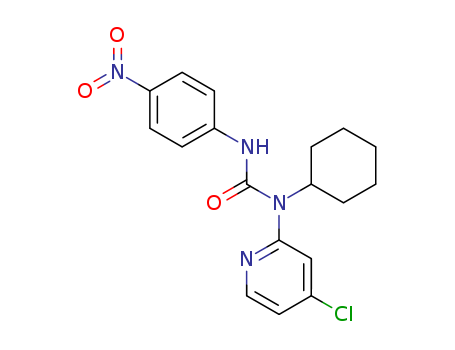1-(4-chloropyridin-2-yl)-1-cyclohexyl-3-(4-nitrophenyl)urea cas  75291-69-9