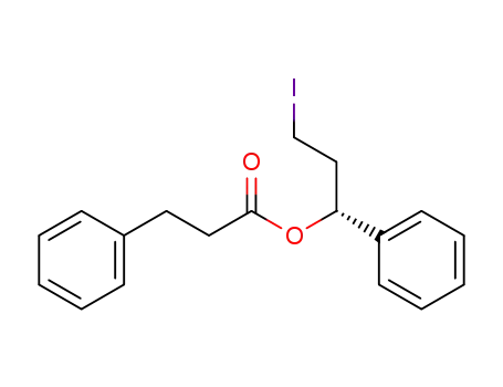 3-Phenyl-propionic acid (R)-3-iodo-1-phenyl-propyl ester