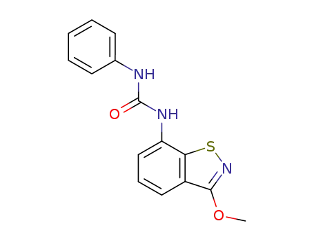 Molecular Structure of 104121-66-6 (1-(3-methoxy-1,2-benzothiazol-7-yl)-3-phenylurea)