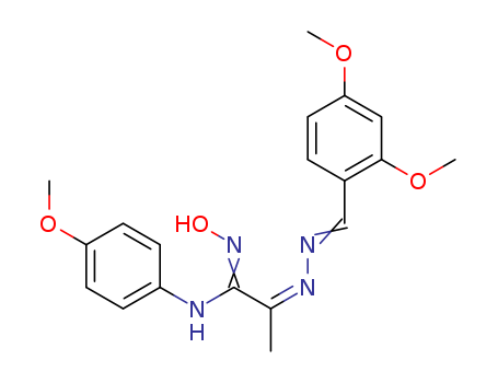 Propanimidamide,2-[2-[(2,4-dimethoxyphenyl)methylene]hydrazinylidene]-N-hydroxy-N'-(4-methoxyphenyl)-