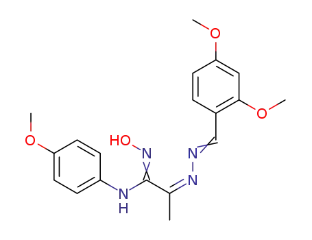 N-{(1E)-2-[(2E)-2-(2,4-dimethoxybenzylidene)hydrazinyl]-1-nitrosoprop-1-en-1-yl}-4-methoxyaniline