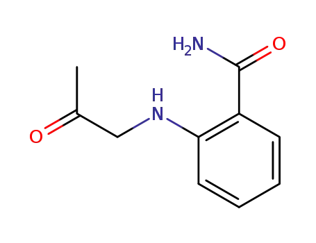 Molecular Structure of 27545-04-6 (2-[(2-oxopropyl)amino]benzamide)