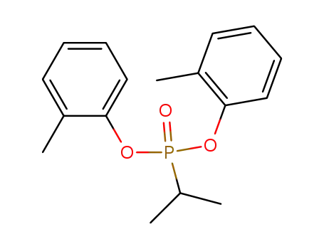 Molecular Structure of 123872-72-0 (bis(2-methylphenyl) propan-2-ylphosphonate)