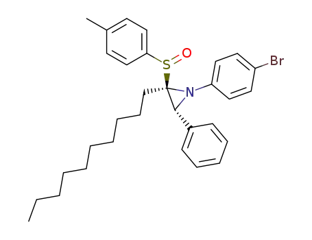 (2R,3R)-1-(4-Bromo-phenyl)-2-decyl-3-phenyl-2-(toluene-4-sulfinyl)-aziridine
