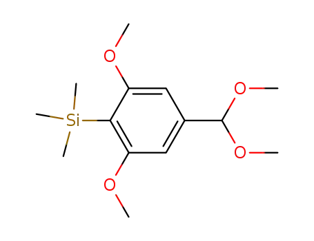 Silane, [4-(dimethoxymethyl)-2,6-dimethoxyphenyl]trimethyl-