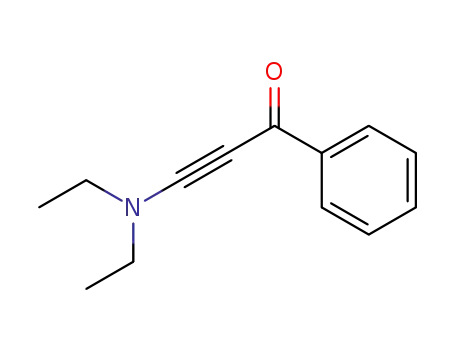 Molecular Structure of 39857-92-6 (2-Propyn-1-one, 3-(diethylamino)-1-phenyl-)