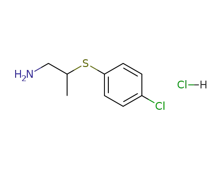 2-((4-Chlorophenyl)thio)propan-1-amine hydrochloride