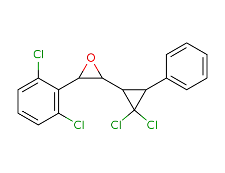t-2R*-(1',1'-dichloro-t-3'-phenylcycloprop-r-2'R*-yl)-r-3-(2,6-dichlorophenyl)oxirane