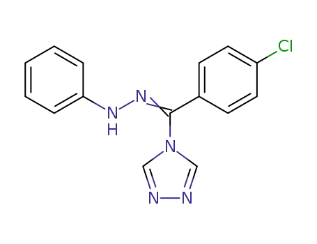 N-[1-(4-Chloro-phenyl)-1-[1,2,4]triazol-4-yl-meth-(E)-ylidene]-N'-phenyl-hydrazine