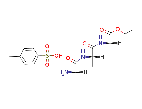 (S)-2-[(S)-2-((S)-2-Amino-propionylamino)-propionylamino]-propionic acid ethyl ester; compound with toluene-4-sulfonic acid