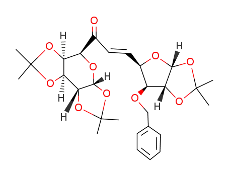 3-O-benzyl-5-deoxy-5-C-<(E)-7-deoxy-1,2:3,4-di-O-isopropylidene-α-D-galacto-heptopyranos-6-ulos-7-ylidene>-1,2-O-isopropylidene-α-D-xylofuranose