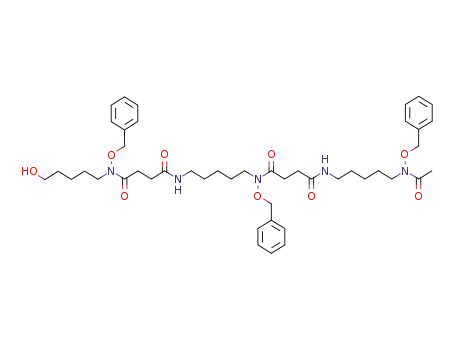 N'-<5-<<4-<<5-<acetyl(phenylmethoxy)amino>pentyl>amino>-1,4-dioxobutyl>(phenylmethoxy)amino>pentyl>-N-(5-hydroxypentyl)-N-(phenylmethoxy)butanediamide