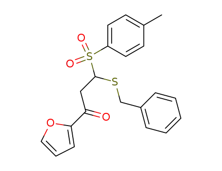 3-Benzylmercapto-1-(2-furyl)-3-p-toluolsulfonyl-propan-1-on