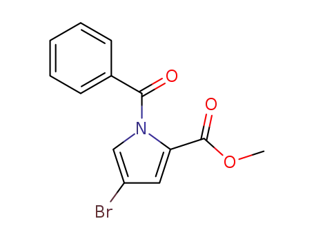 N-benzoyl-4-bromo-2-(methoxycarbonyl)pyrrole