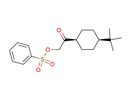 Ethanone, 1-[4-(1,1-dimethylethyl)cyclohexyl]-2-[(phenylsulfonyl)oxy]-,
cis-