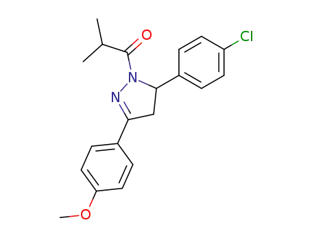 1-[5-(4-Chloro-phenyl)-3-(4-methoxy-phenyl)-4,5-dihydro-pyrazol-1-yl]-2-methyl-propan-1-one