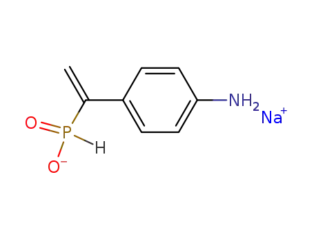 Molecular Structure of 88134-88-7 (Phosphinic acid, [1-(4-aminophenyl)ethenyl]-, monosodium salt)