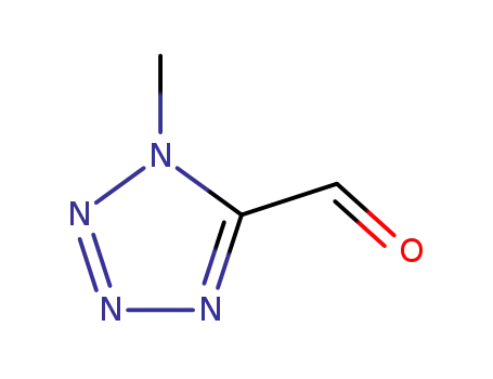 Molecular Structure of 37468-62-5 (1-Methyl-1H-tetrazole-5-carbaldehyde)
