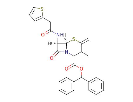 diphenylmethyl 7-(2-thienylacetamido)-2-methylene-3-methylcepham-4-carboxylate