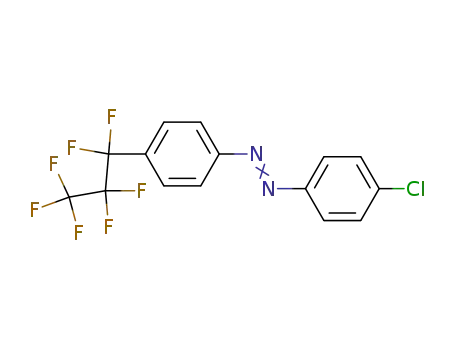 Diazene, (4-chlorophenyl)[4-(heptafluoropropyl)phenyl]-