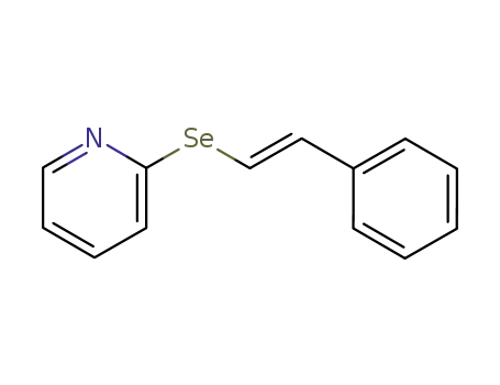 Molecular Structure of 96818-48-3 (Pyridine, 2-[(2-phenylethenyl)seleno]-, (E)-)