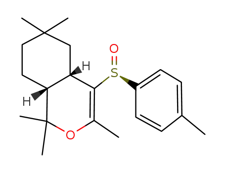 (4aS,8aR,Ss)-(-)-4a,5,6,7,8,8a-hexahydro-1,1,3,6,6-pentamethyl-4-p-toluenesulfinyl-1H-2-benzopyran
