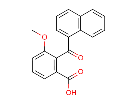 3-Methoxy-2-(naphthalene-1-carbonyl)benzoic acid