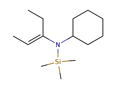 Silanamine, N-cyclohexyl-N-(1-ethyl-1-propenyl)-1,1,1-trimethyl-, (E)-