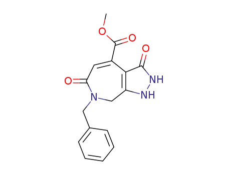Pyrazolo[3,4-c]azepine-4-carboxylic acid,
1,2,3,6,7,8-hexahydro-3,6-dioxo-7-(phenylmethyl)-, methyl ester